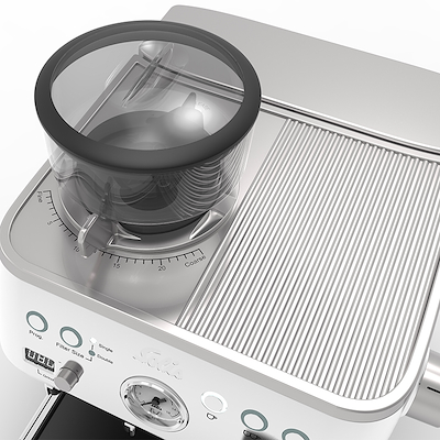 Solis Grind & Infuse Perfetta espressomaskine silver