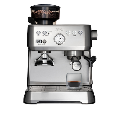 Solis Grind & Infuse Perfetta espressomaskine silver