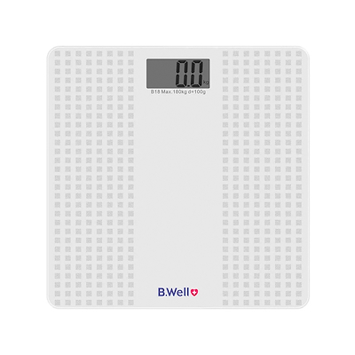 B.Well Pro-166 personvægt hvid 180 kg