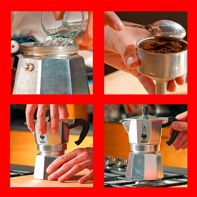 Bialetti Espressokande Moka Express 3 Kop