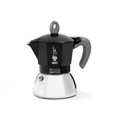 Bialetti Espressokande Moka Induction Black 4 Kop - Edition 2.0