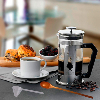 Bialetti Preziosa Stempelkande 8 Kop 1 liter