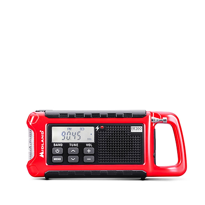 MIDLAND nødradio ER200 rød