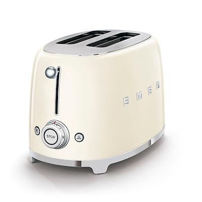 Smeg TSF01CREU brødrister creme 2 skiver 950 watt