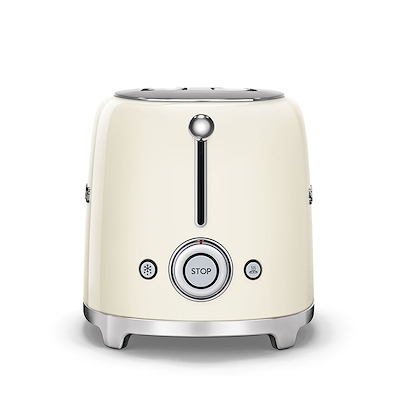 Smeg TSF01CREU brødrister creme 2 skiver 950 watt