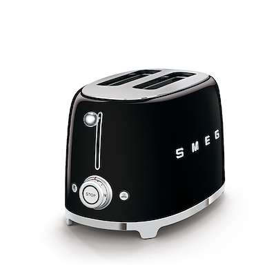 Smeg TSF01BLEU brødrister sort 2 skiver 950 watt