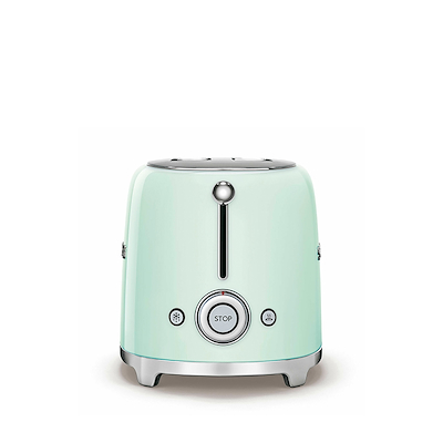 Smeg TSF01PGEU brødrister pastelgrøn 2 skiver 950 watt