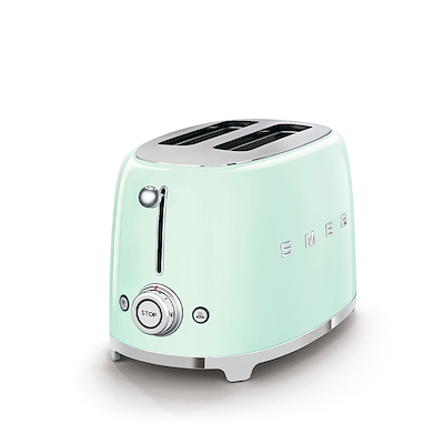Smeg TSF01PGEU brødrister pastelgrøn 2 skiver 950 watt