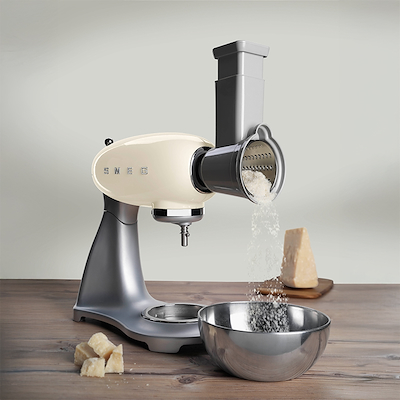 Smeg rive- og snittesæt stål