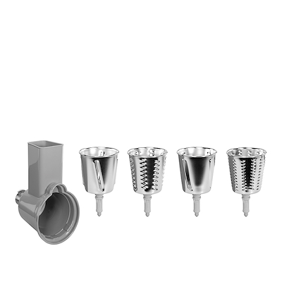 Smeg rive- og snittesæt stål