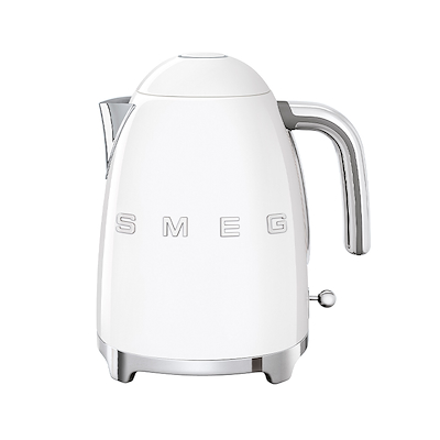 Smeg KLF03WHEU elkedel hvid 1,7 liter 2400 watt