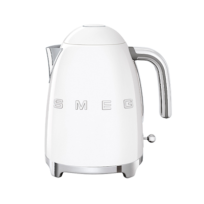 Smeg KLF03WHEU elkedel hvid 1,7 liter 2400 watt