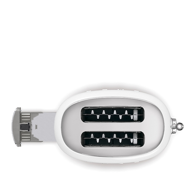 Smeg TSF01WHEU brødrister hvid 2 skiver 950 watt