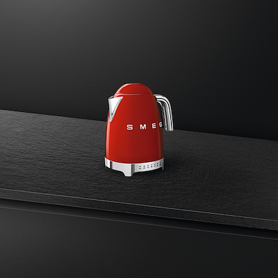 Smeg KLF04RDEU elkedel rød 1,7 liter 2400 Watt