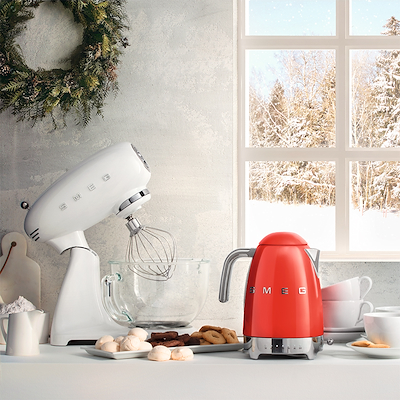 Smeg KLF04RDEU elkedel rød 1,7 liter 2400 Watt