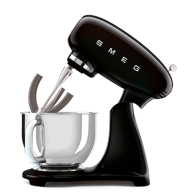 Smeg SMF03BLEU køkkenmaskine sort 4,8 liter 800 watt
