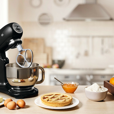 Smeg SMF03BLEU køkkenmaskine sort 4,8 liter 800 watt