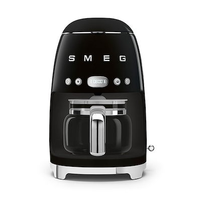 Smeg DCF02BLEU filterkaffemaskine med timer sort 1050 watt