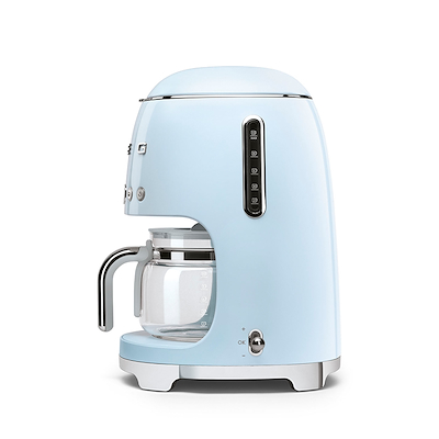Smeg filterkaffemaskine med timer pastelblå