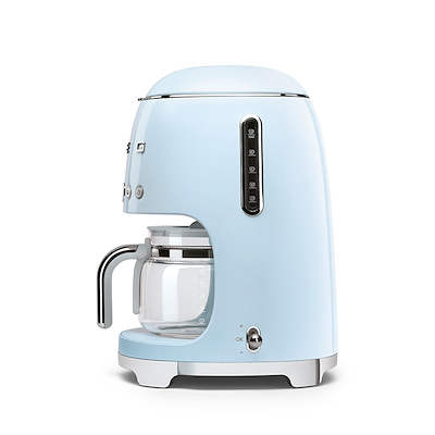 Smeg DCF02PBEU filterkaffemaskine med timer pastelblå 1050 watt