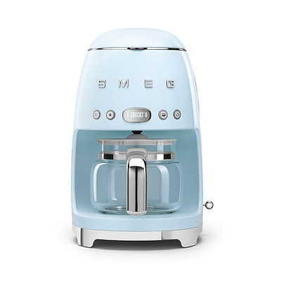 Smeg DCF02PBEU filterkaffemaskine med timer pastelblå 1050 watt