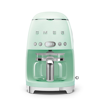 Smeg DCF02PGEU filterkaffemaskine med timer pastelgrøn 1050 watt