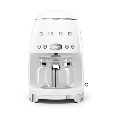 Smeg filterkaffemaskine med timer hvid