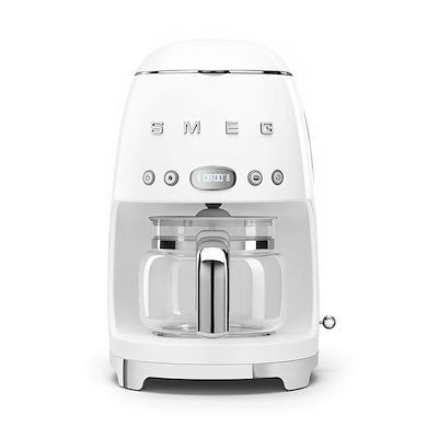 Smeg DCF02WHEU filterkaffemaskine med timer hvid 1050 watt