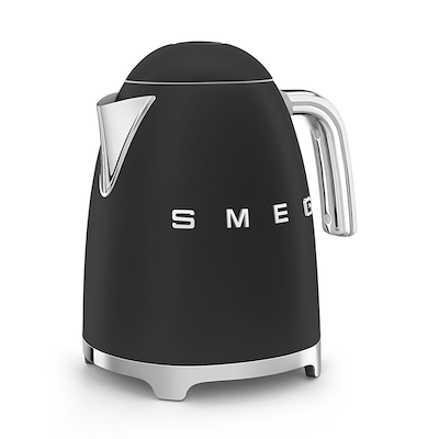 Smeg KLF03BLMEU elkedel mat sort 1,7 liter 2400 watt