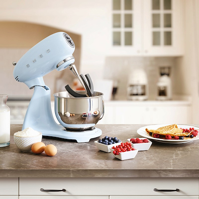 Smeg SMF03GREU køkkenmaskine pastelblå 4,8 liter 800 watt
