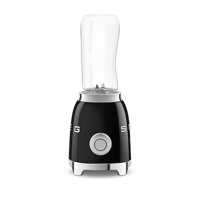 Smeg PBF01BLEU Personal blender sort inkl. 2 stk. flasker 0,6 liter