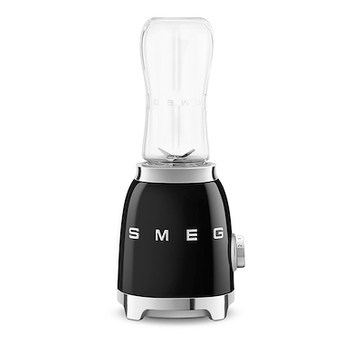 Smeg PBF01BLEU Personal blender sort inkl. 2 stk. flasker 0,6 liter
