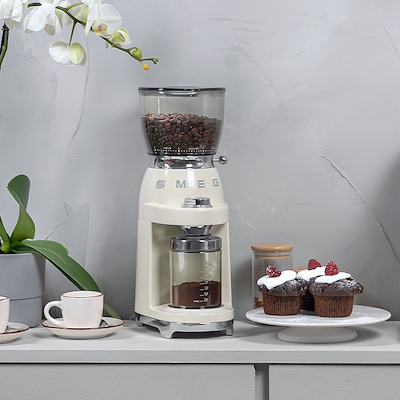Smeg kaffekværn creme 350 g