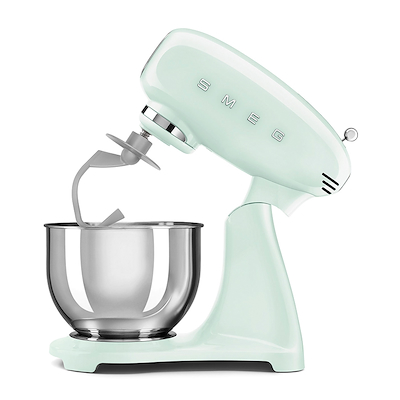 Smeg SMF03PGEU køkkenmaskine pastelgrøn 4,8 liter 800 Watt