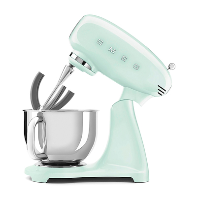 Smeg SMF03PGEU køkkenmaskine pastelgrøn 4,8 liter 800 Watt