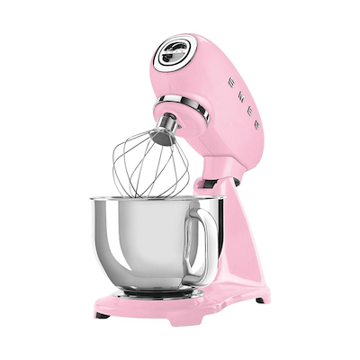 Smeg SMF03PGEU køkkenmaskine pink 4,8 liter 800 Watt