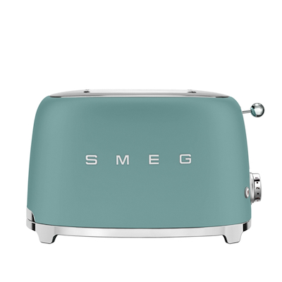 Smeg TSF01EGMEU brødrister emerald green 2 skiver 950 watt
