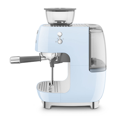 Smeg 50's Style manuel espressomaskine blå