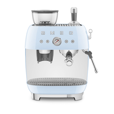 Smeg 50's Style manuel espressomaskine blå