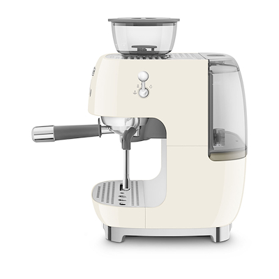 Smeg 50's Style manuel espressomaskine creme
