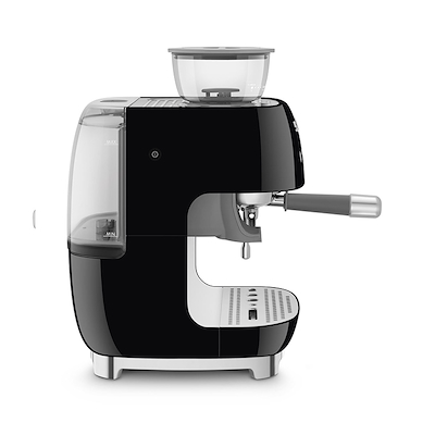 Smeg 50's Style manuel espressomaskine sort