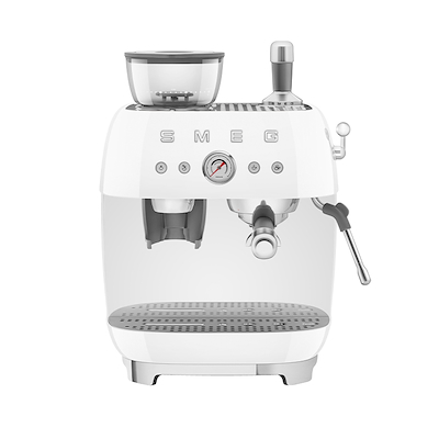 Smeg 50's Style manuel espressomaskine hvid