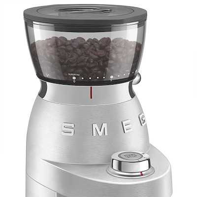 Smeg 50's Style kaffekværn stål 350 g