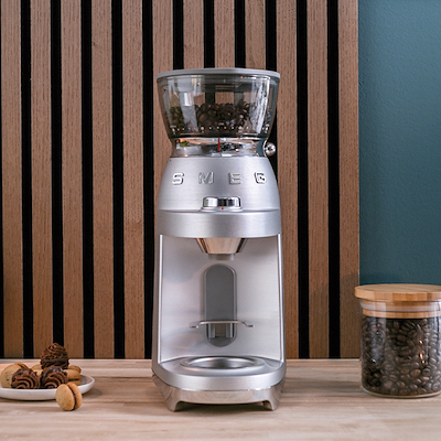 Smeg 50's Style kaffekværn stål 350 g