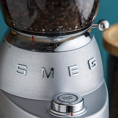 Smeg 50's Style kaffekværn stål 350 g
