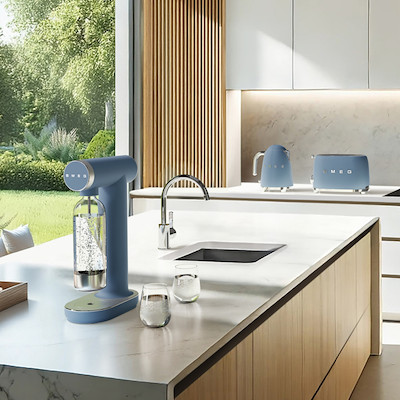 Smeg Collezione sodavandsmaskine blå 1 liter