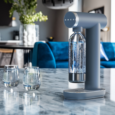 Smeg Collezione sodavandsmaskine blå 1 liter