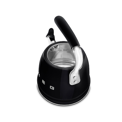 Smeg 50's Style fløjte kedel sort 2,3 liter