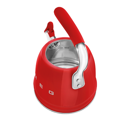 Smeg 50's Style fløjte kedel rød 2,3 liter