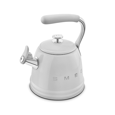 Smeg 50's Style fløjte kedel stål 2,3 liter